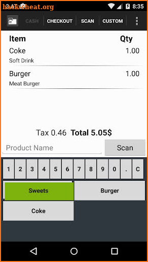 TabShop Point of Sale POS PRO screenshot