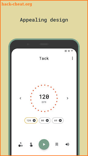 Tack: Metronome screenshot