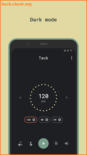 Tack: Metronome screenshot