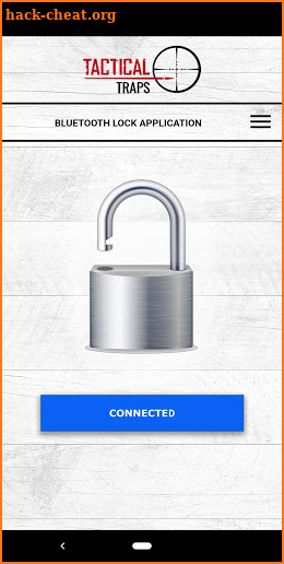 Tactical Traps Bluetooth Lock screenshot