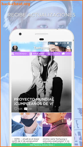 Taehyung Amino para BTS V screenshot