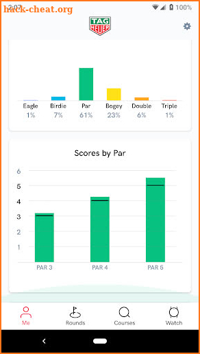 TAG Heuer Golf screenshot