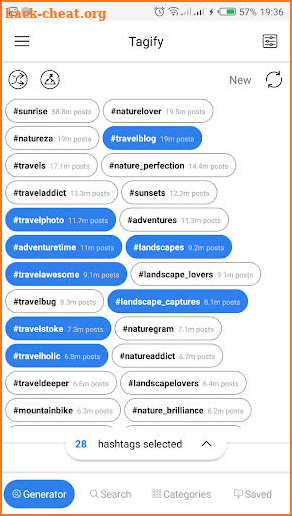 Tagify -  Best Hashtags for Instagram screenshot