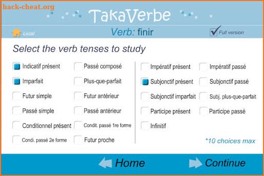 TakaVerbe screenshot