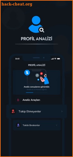 Takibi bırakanlar ve takip etmeyenler screenshot