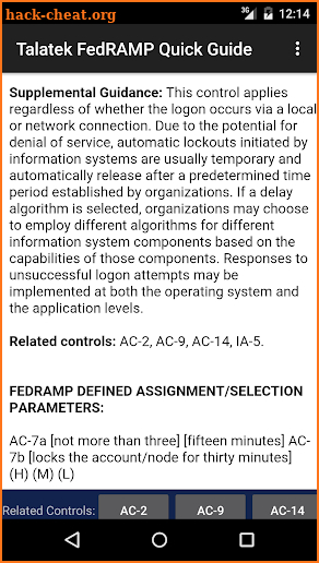 Talatek FedRAMP Quick Guide screenshot