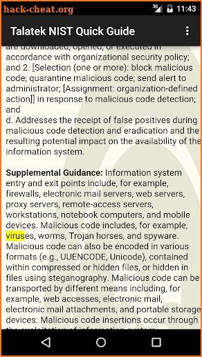 Talatek NIST Quick Guide screenshot