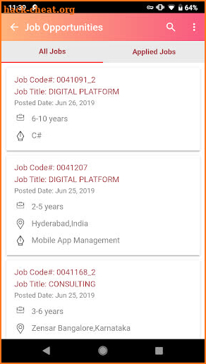 Talent@Zensar screenshot