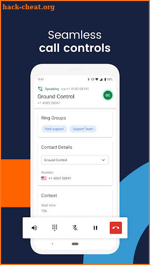 Talkdesk Mobile Agent screenshot