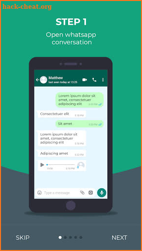 TalkFaster for WhatsApp screenshot