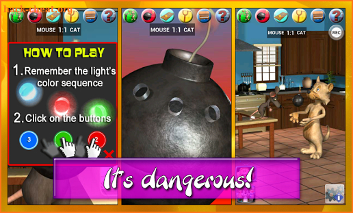 Talking Cat Vs. Mouse Deluxe screenshot