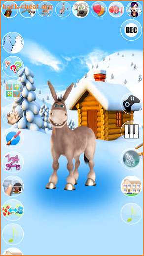 Talking Donald Donkey Ice Fun screenshot