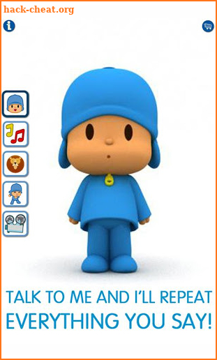 Talking Pocoyo Free screenshot