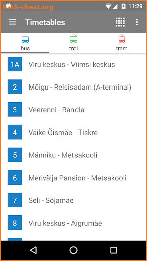 Tallinn Transport - timetables screenshot