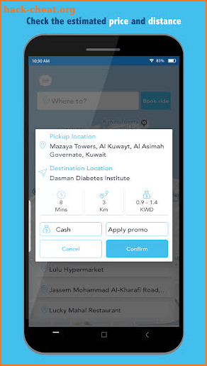 Talyaa - Taxi Booking App screenshot