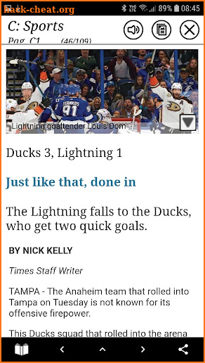 Tampa Bay Times e-Newspaper screenshot