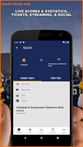 TAMUC Lion Athletics screenshot