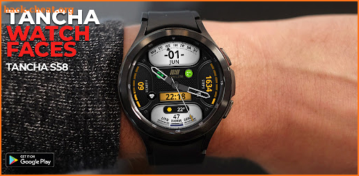 Tancha 58 Hybrid Watch Face screenshot