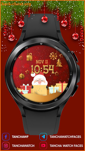 Tancha Christmas Watch Face screenshot