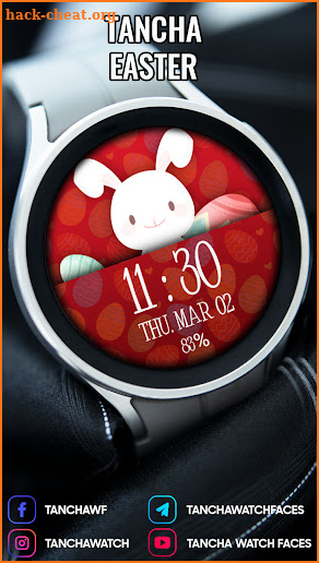 Tancha Easter Watch Face screenshot