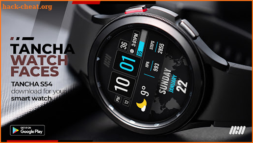 Tancha S54 Digital Watch Face screenshot