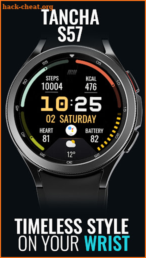 Tancha S57 Digital Watch Face screenshot