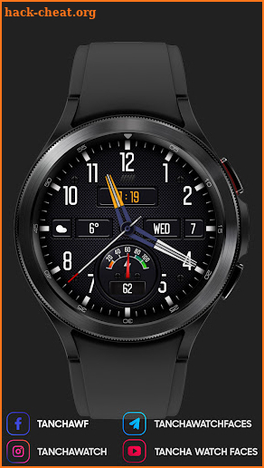 Tancha S67 Hybrid Watch Face screenshot