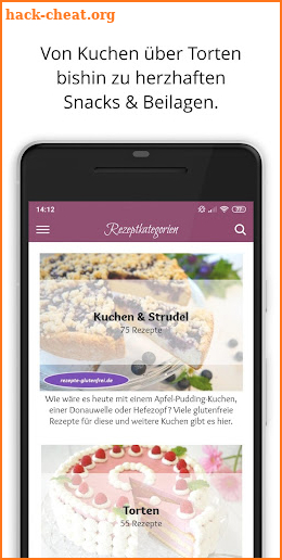 Tanjas glutenfreie Rezepte screenshot