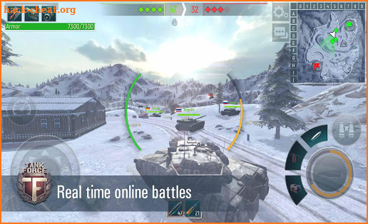 Tank Force: Real Tank War Online screenshot