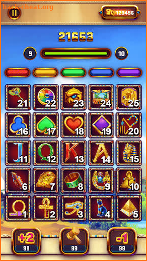 Tap Slot Number screenshot