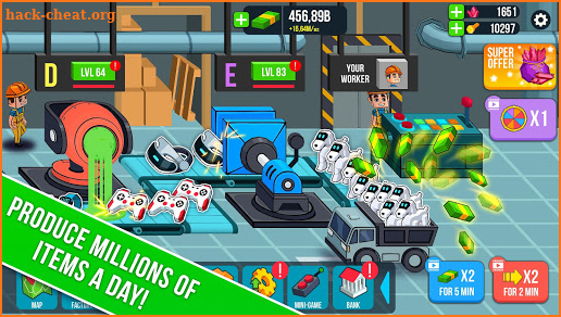 Tap Tap Factory: idle tycoon screenshot