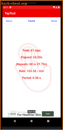 Tap Tool screenshot