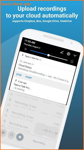 Tape-a-Talk Pro Voice Recorder screenshot