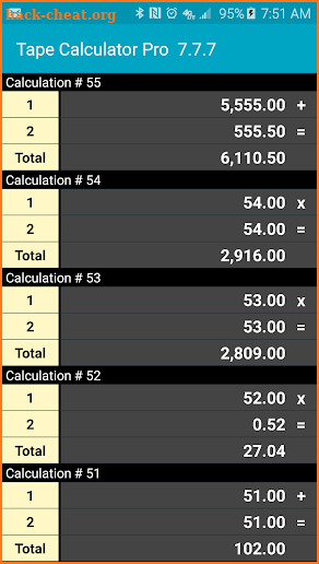 Tape Calculator Pro screenshot