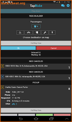 TapRide Legacy screenshot