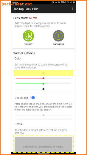 TapTap Lock Plus: Double-tap to lock the screen screenshot