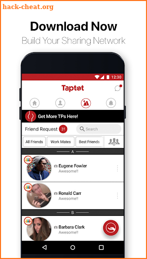 Taptot screenshot