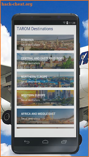 TAROM Air - Booking flights screenshot