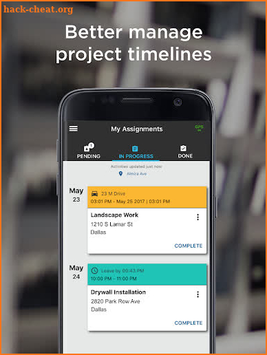 Task Tracker by Fleet Complete screenshot