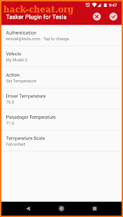 Tasker Plugin for Tesla - Automate your Tesla! screenshot