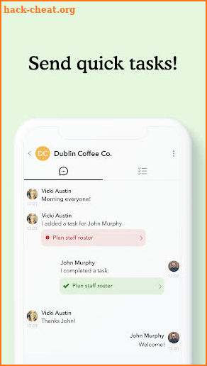 Tasks & Chat: Work App screenshot