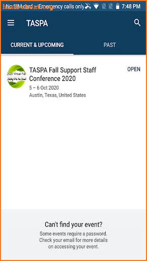 TASPA Conference screenshot