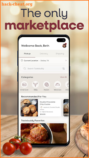 Tastebuddy: Buy Homemade Food screenshot