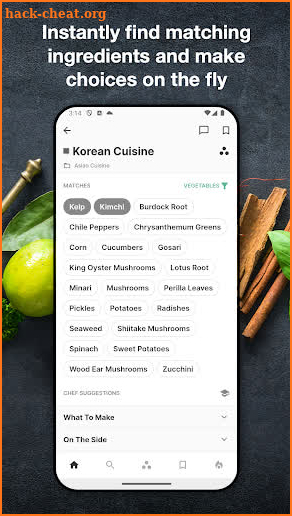 TasteMatch: A new way to cook screenshot