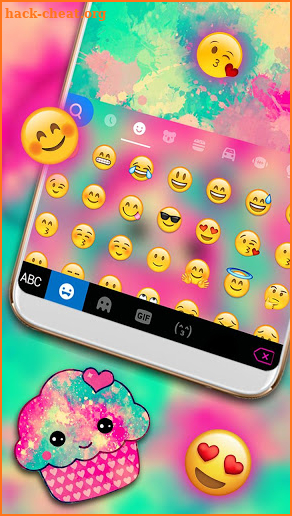 Tasty Cupcake Keyboard Theme screenshot