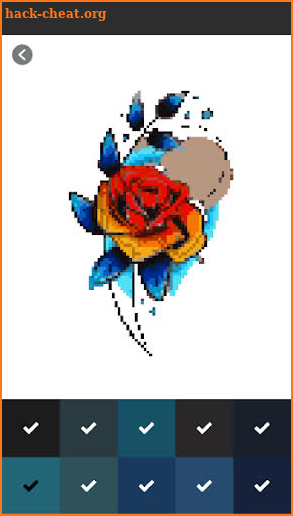 Tattoo Art Coloring By Number - Pixel Art screenshot