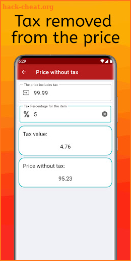 Tax Calculator 2021 - 2022 screenshot