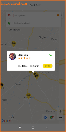 Taxi Booking UI Kit screenshot