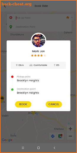 Taxi Booking UI Kit screenshot