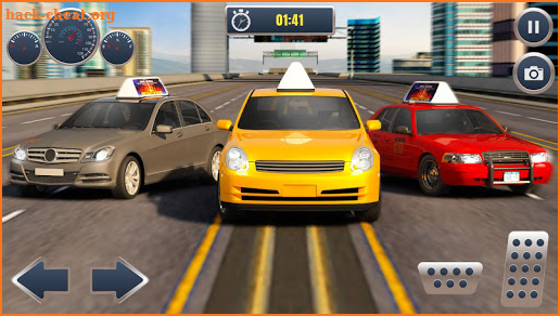 Taxi Cab City Driving Car screenshot